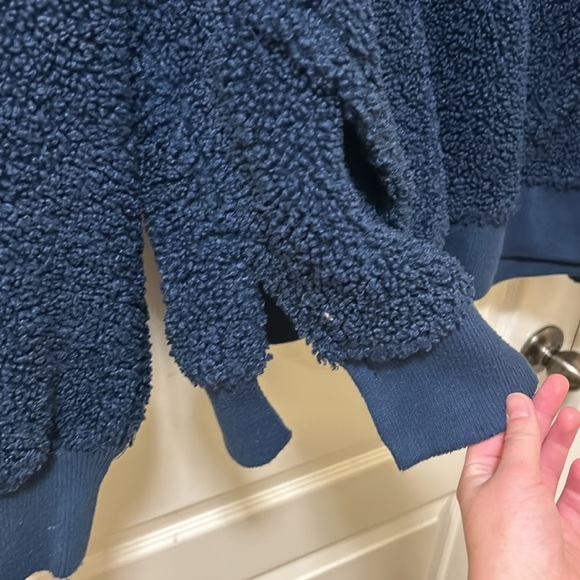 Joy Lab Women's Sherpa Pull Over Half Zip Long Sleeve Sweater - Picture 7 of 11